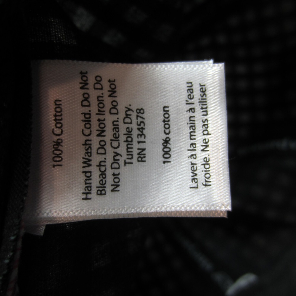 vineyard vines girl's gingham hat black white - Picture 3 of 5